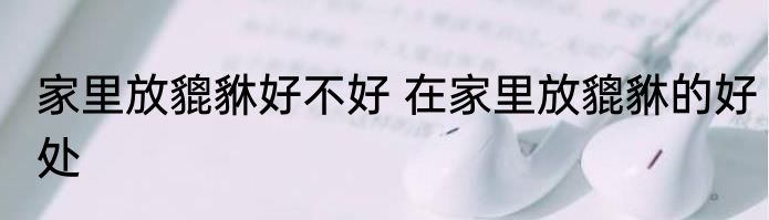 家里放貔貅好不好 在家里放貔貅的好处