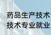 药品生产技术专业就业方向 药品生产技术专业就业怎么样