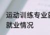 运动训练专业就业方向 运动训练专业就业情况