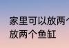 家里可以放两个鱼缸吗 家里可不可以放两个鱼缸