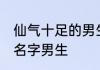 仙气十足的男生名 仙气十足又简单的名字男生