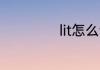 lit怎么读 lit的意思