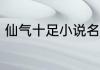 仙气十足小说名 关于仙气十足小说名