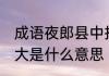 成语夜郎县中指的是什么 成语夜郎自大是什么意思