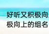 好听又积极向上的组名 关于好听又积极向上的组名