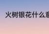 火树银花什么意思 火树银花的意思