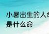 小暑出生的人命运如何 小暑节气出生是什么命