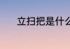 立扫把是什么 立扫把是啥意思