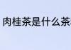 肉桂茶是什么茶种 肉桂茶属于什么茶
