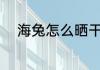 海兔怎么晒干 海兔鱼该怎么晒干
