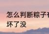 怎么判断粽子有没有变质 怎么看粽子坏了没