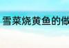 雪菜烧黄鱼的做法 雪菜烧黄鱼怎么做