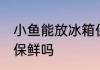 小鱼能放冰箱保鲜吗 小鱼可以放冰箱保鲜吗