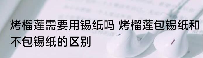 烤榴莲需要用锡纸吗 烤榴莲包锡纸和不包锡纸的区别