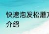 快速泡发松蘑方法 快速泡发松蘑方法介绍