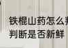 铁棍山药怎么判断新鲜 铁棍山药如何判断是否新鲜