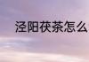 泾阳茯茶怎么泡 泾阳茯茶怎么泡