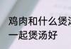 鸡肉和什么煲汤喝比较好 鸡肉和什么一起煲汤好