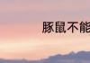 豚鼠不能和什么一起吃