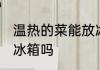 温热的菜能放冰箱吗 温热的菜可以放冰箱吗