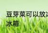 豆芽菜可以放冰箱吗 豆芽菜能不能放冰箱