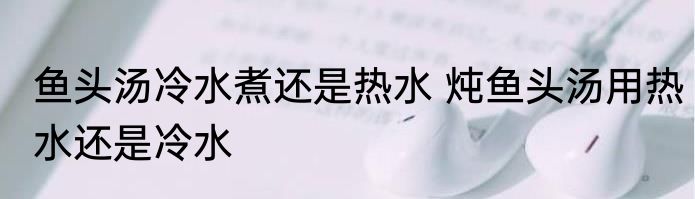 鱼头汤冷水煮还是热水 炖鱼头汤用热水还是冷水