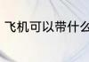 飞机可以带什么 飞机可以带哪些物品