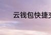 云钱包快捷交易需要手续费么