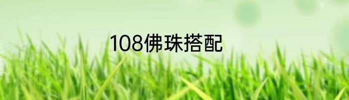 108佛珠搭配