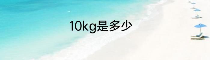 10kg是多少