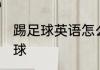踢足球英语怎么读 如何英语表达踢足球