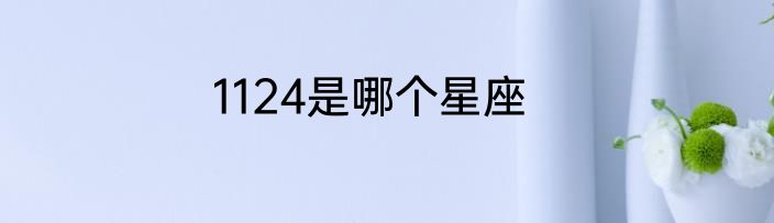 1124是哪个星座