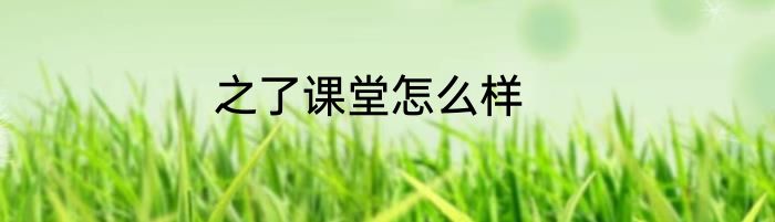 之了课堂怎么样