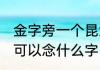 金字旁一个昆念什么字 金字旁一个昆可以念什么字