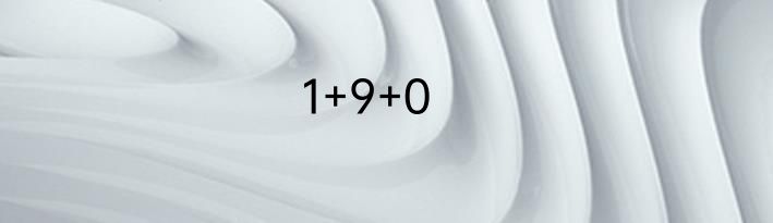 1+9+0