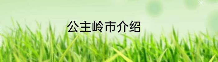 公主岭市介绍