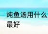 炖鱼汤用什么鱼最好 炖鱼汤用哪些鱼最好