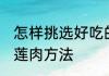 怎样挑选好吃的榴莲肉 挑选好吃的榴莲肉方法