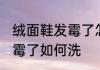 绒面鞋发霉了怎么洗掉霉斑 绒面鞋发霉了如何洗