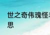 世之奇伟瑰怪非常之观常在于险远意思