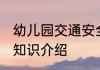幼儿园交通安全知识 幼儿园交通安全知识介绍