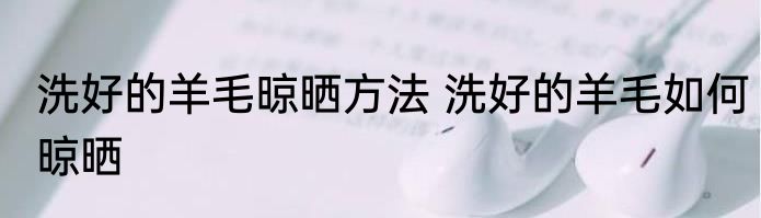 洗好的羊毛晾晒方法 洗好的羊毛如何晾晒