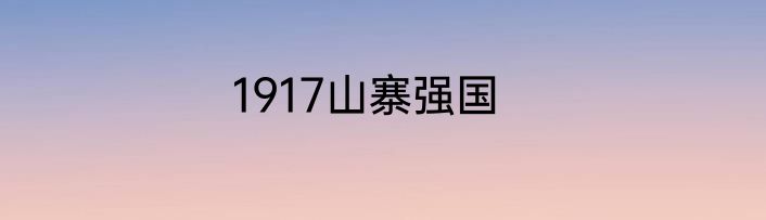 1917山寨强国