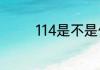 114是不是什么都可以查询