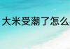 大米受潮了怎么办 大米受潮如何解决