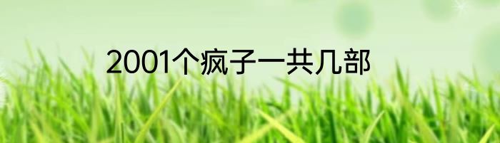 2001个疯子一共几部