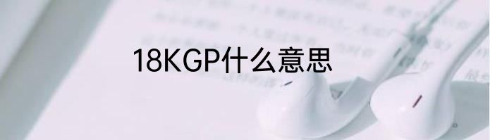 18KGP什么意思