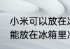 小米可以放在冰箱里冷冻吗 小米能不能放在冰箱里冷冻