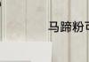 马蹄粉可以做芋圆吗