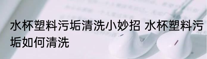 水杯塑料污垢清洗小妙招 水杯塑料污垢如何清洗